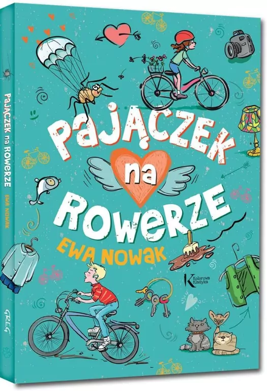Pajączek na rowerze. Kolorowa klasyka - tantis.pl