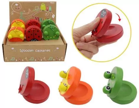 Drewniane kastaniety Zwierzątka p12 127410 mix cena za 1 sztukę - tantis.pl