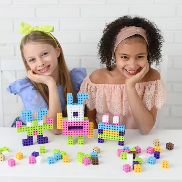 Klocki Meli Cube Pink 100 elementów - tantis.pl