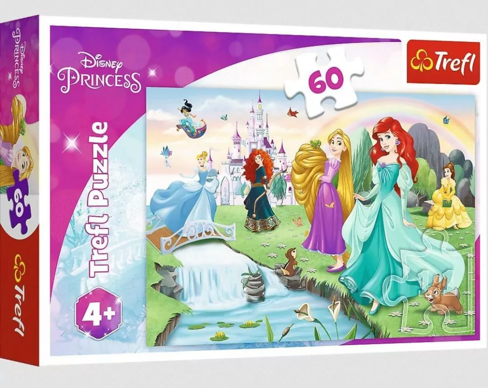 Trefl. Puzzle 60 Poznaj Księżniczki - tantis.pl