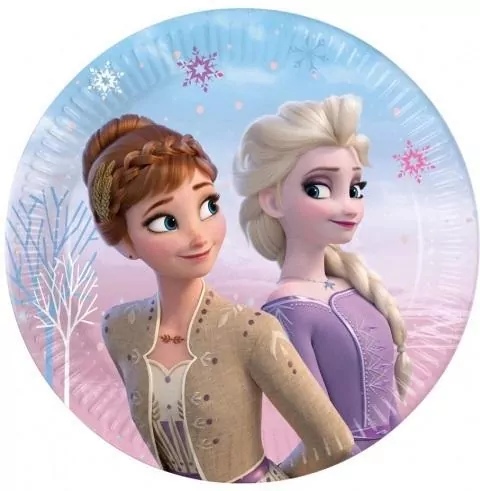 Talerzyki papierowe Frozen 2 20cm - tantis.pl
