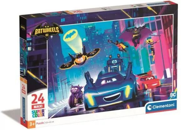 Puzzle 24 Maxi Super Kolor Batwheels - tantis.pl