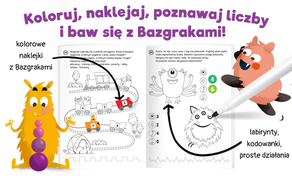 Bazgraki poznają liczby 4-6 lat - tantis.pl