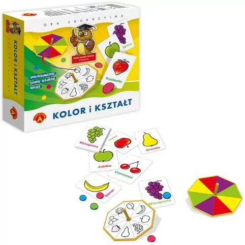 Kolor i kształt. Gra edukacyjna - tantis.pl