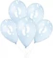 Balony stópki pudrowe błękitne 33cm 50szt - tantis.pl