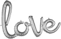 Balon foliowy Love srebrny - tantis.pl