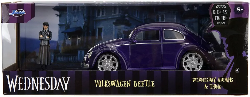 Jada Wednesday Volkswagen Beetle 1:24 - tantis.pl