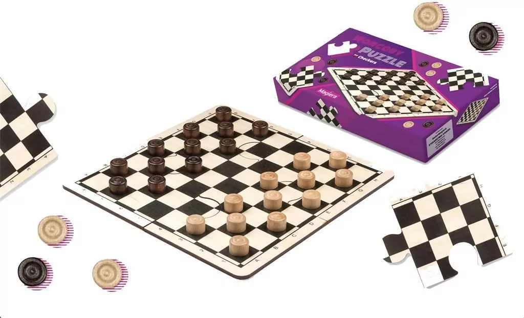 Warcaby Puzzle MAGIERA - tantis.pl
