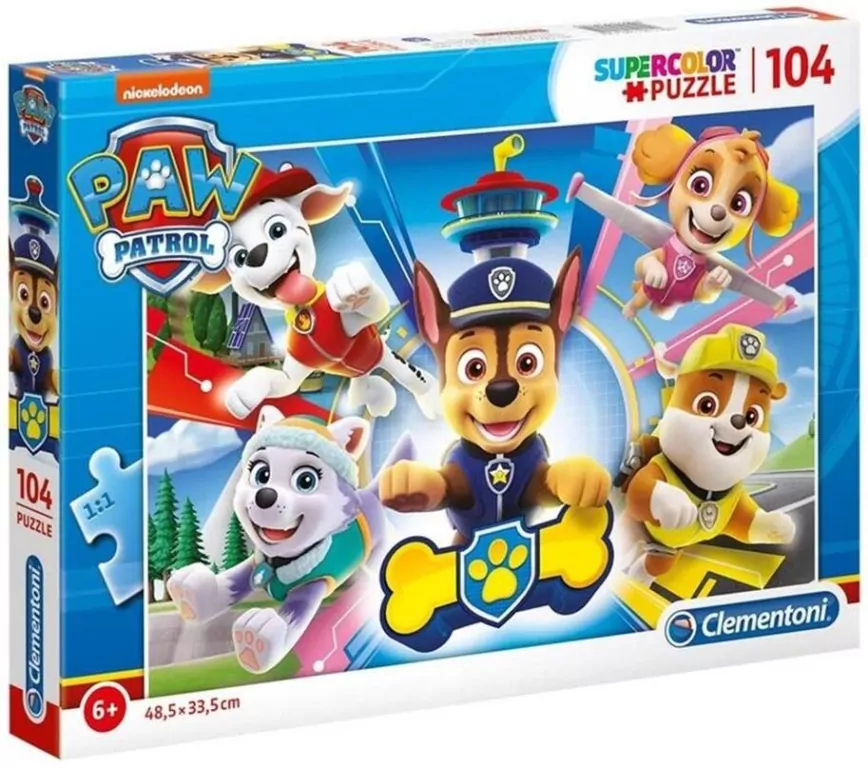 Clementoni. Puzzle 2x60. Paw Patrol - tantis.pl
