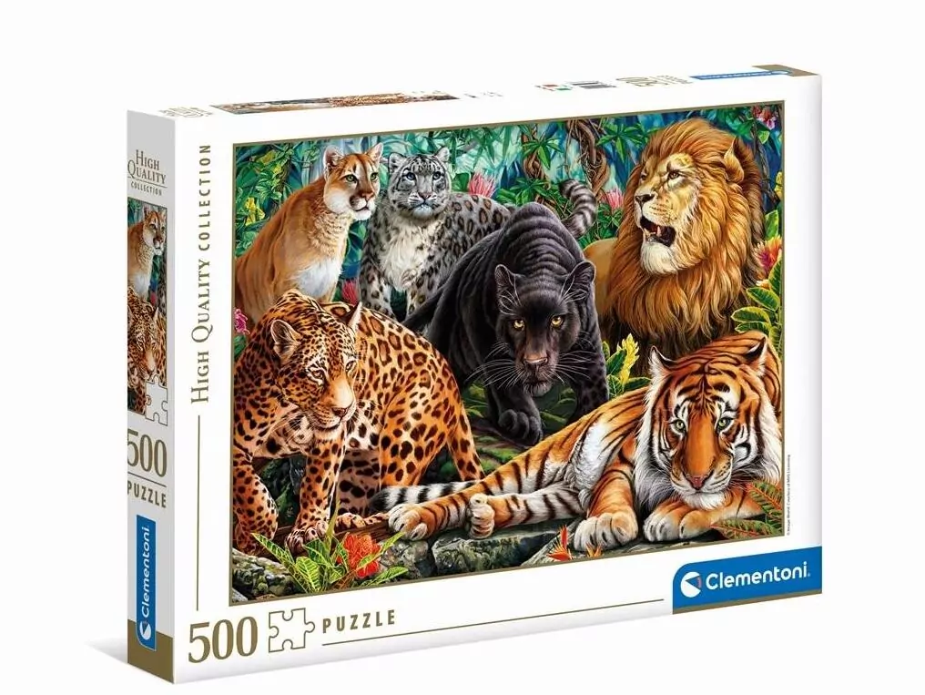 Puzzle 500 HQ Wild Cats - tantis.pl