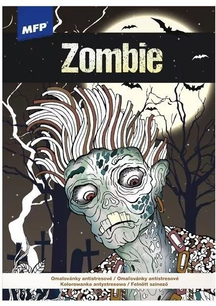 Kolorowanka antystresowa Zombie 210x290mm - tantis.pl