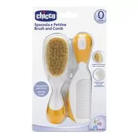 Chicco. Szczotka i grzebyk. Pomarańczowy - tantis.pl