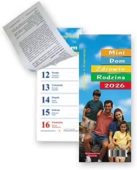 Kalendarz 2026 tyg. magnes mini Dom, Zdrowie... - tantis.pl