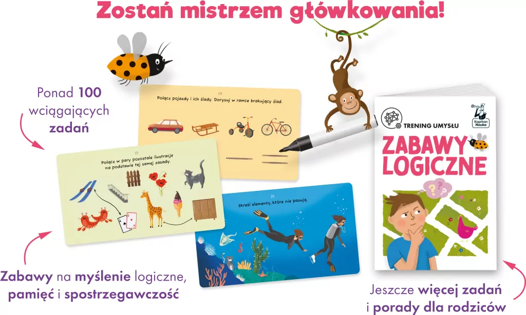 Trening umysłu. Trening umysłu. Zabawy logiczne - tantis.pl