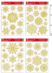 Naklejka bożonarodzeniowa MFP brokat VA010 20x30cm