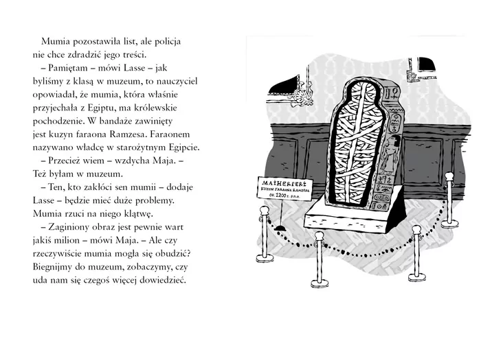 Tajemnica mumii. Biuro Detektywistyczne Lassego i Mai. Tom 5 - tantis.pl