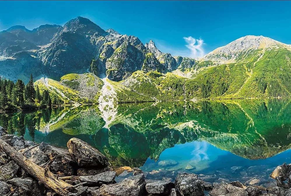Jezioro Morskie Oko, Tatry. Puzzle 1500 elementów - tantis.pl