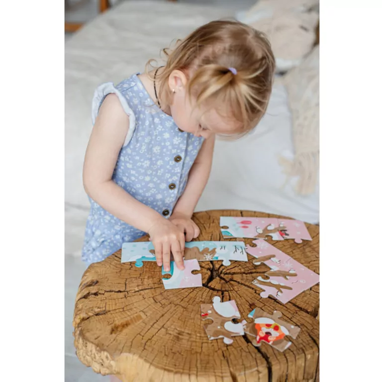 Puzzle 4w1. Z wiewiórką przez cztery pory roku - tantis.pl