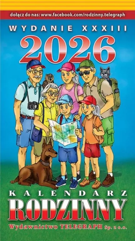 Kalendarz Rodzinny 2026. Zdzierak - tantis.pl