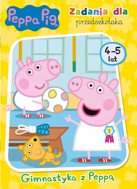 Peppa Pig. Zadania dla przedszkolaka cz. 6 Gimnastyka z Peppą - tantis.pl