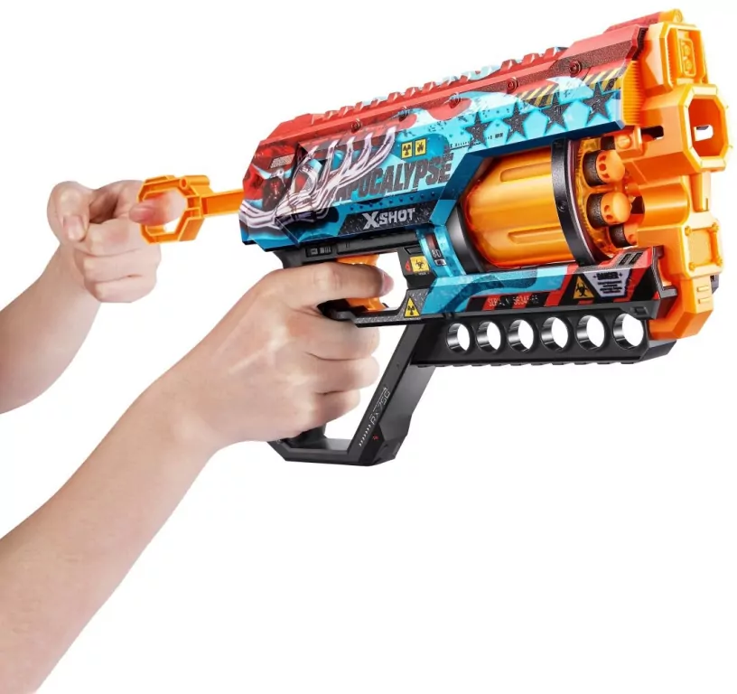 X-SHOT. Skins Griefer Apocalypse. Wyrzutnia, 12 strzałek - tantis.pl