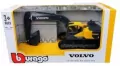 BBurago. Volvo EC220E Excavator Yellow/Grey 1:50 - tantis.pl