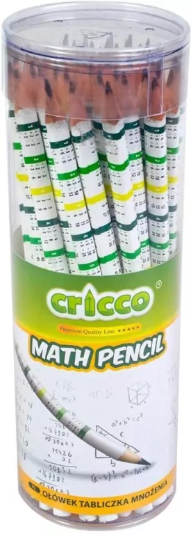Cricco. Ołówek Tabliczka mnożenia, 50 sztuk - tantis.pl