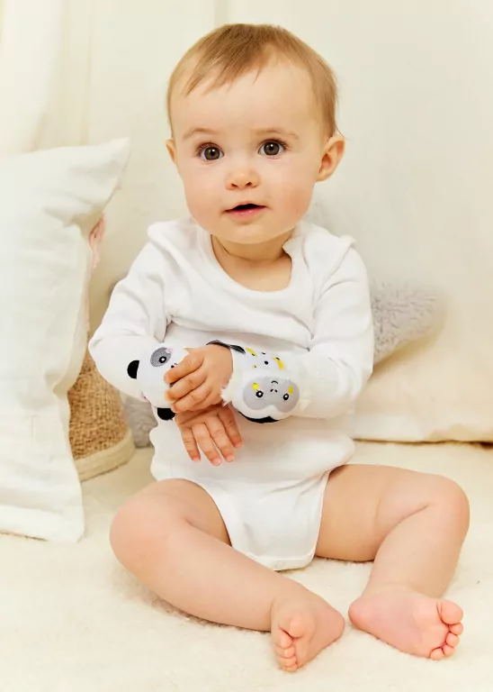 GaGaGu. Grzechotka Panda Małpka - tantis.pl