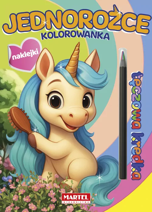 Kolorowanka z kredką Jednorożce - tantis.pl