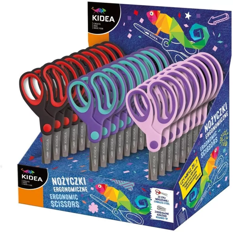 Derform. Nożyczki ergonomiczne A, 24 sztuki - tantis.pl