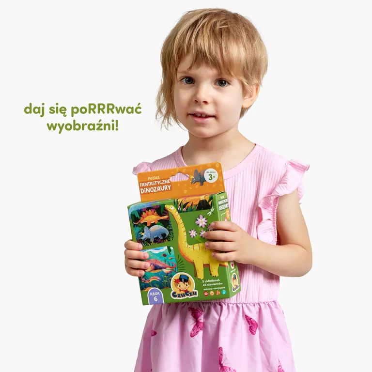 CzuCzu. Puzzle Fantastyczne Dinozaury. 3+ - tantis.pl