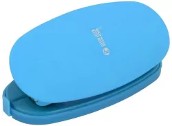 Dziurkacz Soft-Touch niebieski neon MemoBe