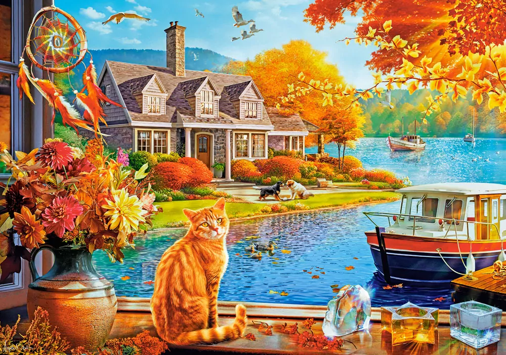 Puzzle 500 Crisp Fall View CASTOR - tantis.pl