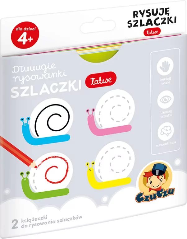 CzuCzu. Rysuję szlaczki. Dłuuugie rysowanki - tantis.pl