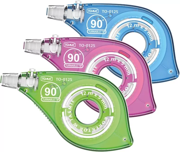 Korektor w taśmie 12m/5mm. Mix 1 szt - tantis.pl