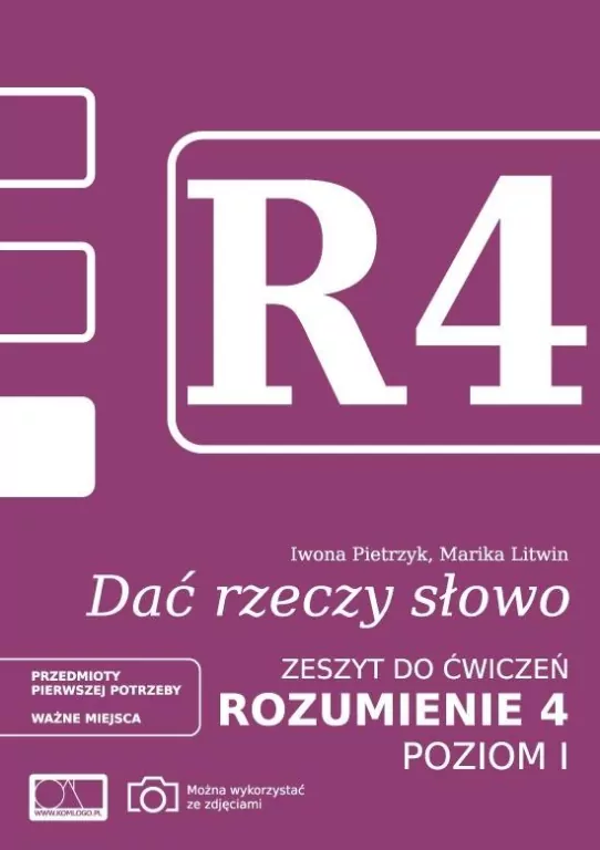 Dać rzeczy słowo. Rozumienie 4. Poziom 1 - tantis.pl