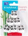 Magnesy panda 6 sztuk - tantis.pl