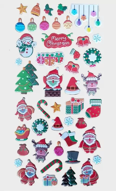 Świąteczne naklejki piankowe - tantis.pl