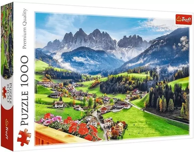 Puzzle 1000 St. Magdalena Dolomity Włochy TREFL - tantis.pl