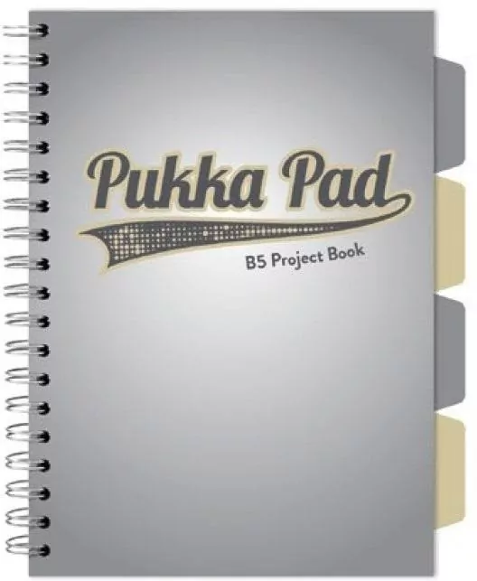Kołozeszyt Pukka Pad B5 Project Book Design B5 szary - tantis.pl