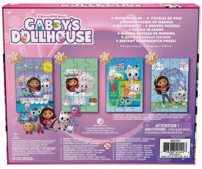 Koci Domek Gabi Puzzle 4w1 6067990 p3 Spin Master - tantis.pl