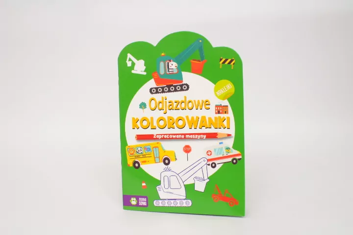 Zapracowane maszyny. Odjazdowe kolorowanki - tantis.pl