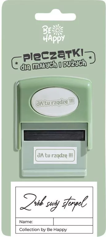 Pieczątka dla dzieci z napisem Ja tu rządzę !!! - tantis.pl