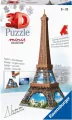 Puzzle 3D. Mini budynki: Wieża Eiffel - tantis.pl