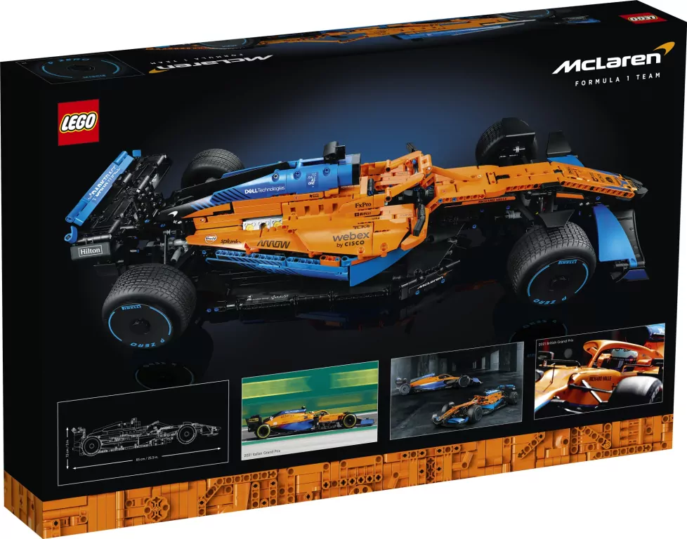 LEGO® Technic. Samochód wyścigowy McLaren Formula 1™. 42141 - tantis.pl