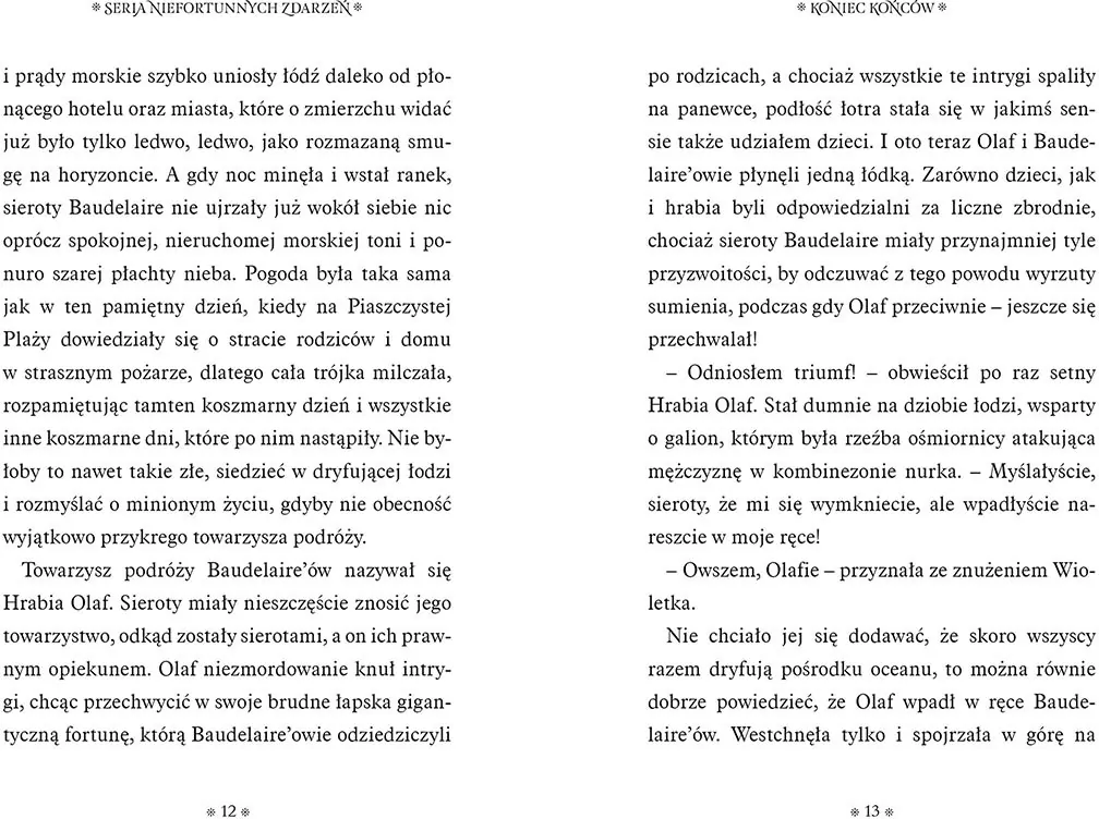 Koniec końców. Seria niefortunnych zdarzeń. Tom 13 - tantis.pl