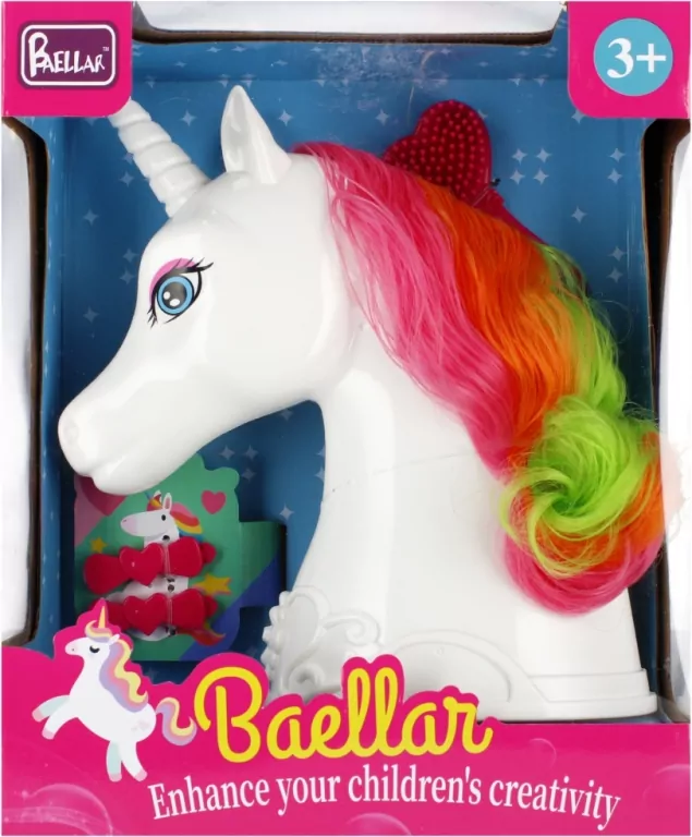 Głowa do stylizacji Jednorożec Mega Creative 532374 - tantis.pl