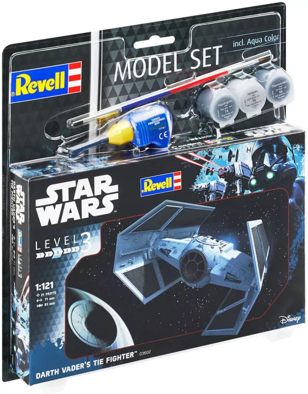 Revell Model Set 1:121 Darth Vaders Tie Fighter REV-63602 - tantis.pl