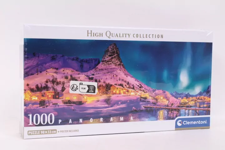 Puzzle 1000 Panorama Colorful Night Lofoten Island - tantis.pl