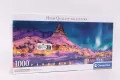 Puzzle 1000 Panorama Colorful Night Lofoten Island - tantis.pl